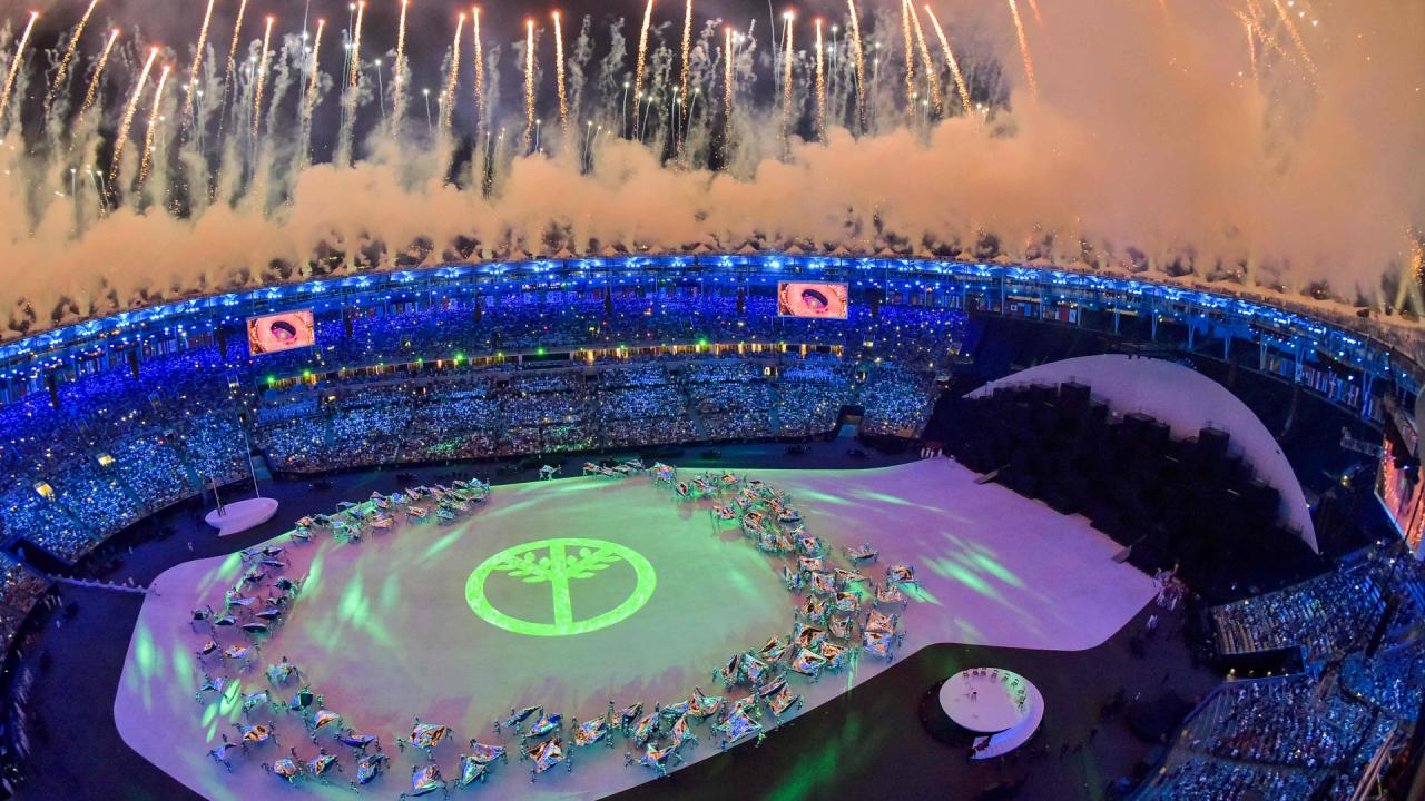 Openingsceremonie Olympische Spelen 2016 (6)