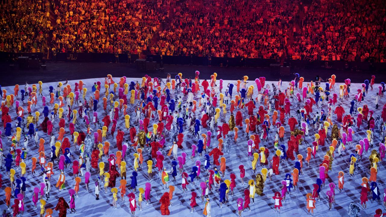 Openingsceremonie Olympische Spelen 2016 (8)