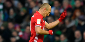 Robben 0-1 tegen Werder Bremen