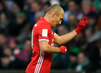 Robben 0-1 tegen Werder Bremen