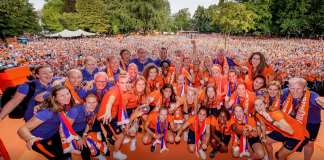 Huldiging Oranje Leeuwinnen