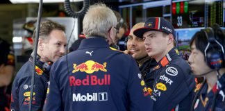 Helmut Marko en Max Verstappen