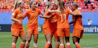 Opstelling NEderland - Canada