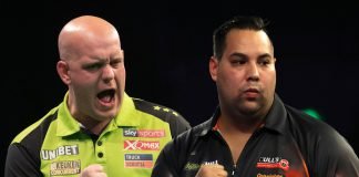 Van Gerwen en Wattimena naar halve finale World Cup