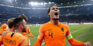 Vermoedelijke opstelling Nederland - Engeland