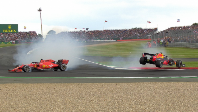 Vettel Verstappen crash