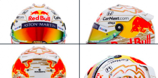 nieuwe helm max verstappen