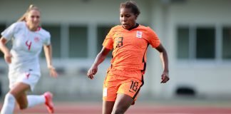Opstelling Oranje Leeuwinnen