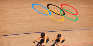 Teamsprint baanwielrennen