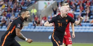 Gelijkspel Noorwegen - Nederland