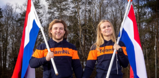 Vlaggendragers TeamNL