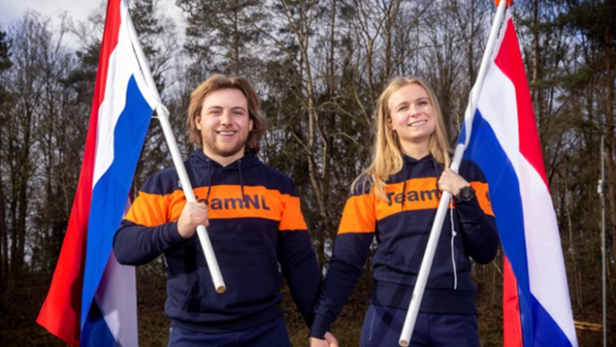 Vlaggendragers TeamNL